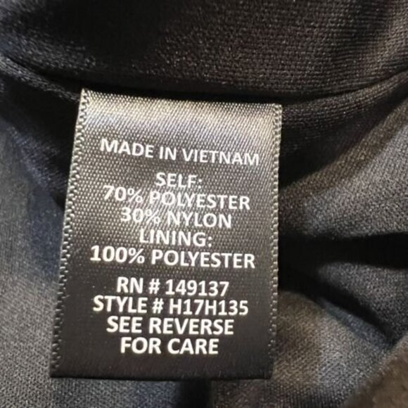 HYFVE Black Asymmetrical Tie Front Skort Skirt Women's L - Picture 6 of 9